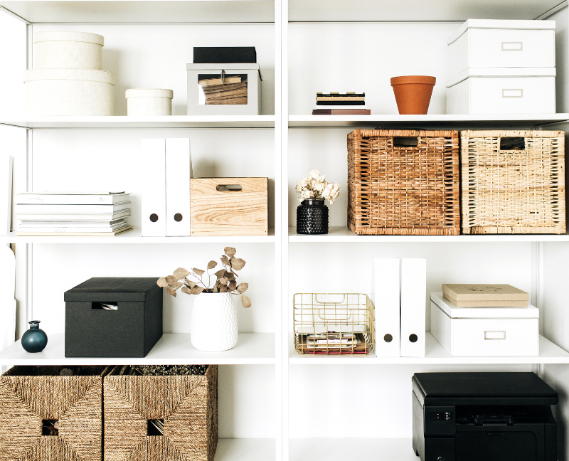 organized storage at home