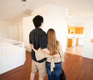 a first time couple home buyers