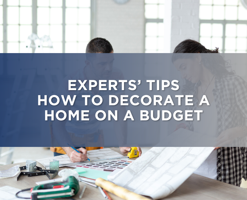 how to decorate home on a budget