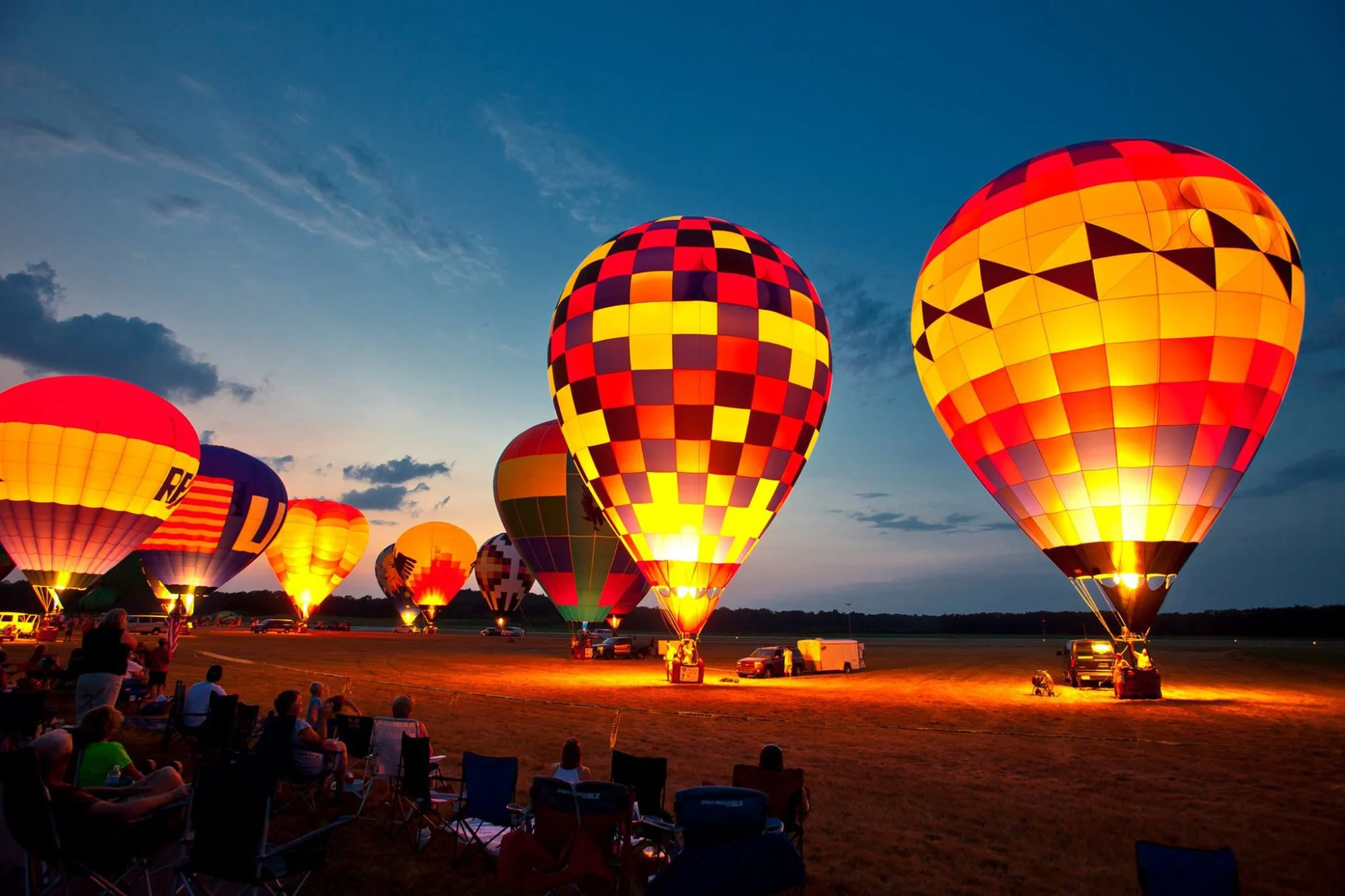 a hot air balloon in indiana